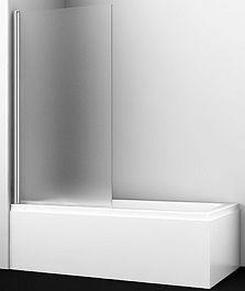 WasserKRAFT Шторка на ванну Berkel 48P01-80L Matt glass – фотография-1